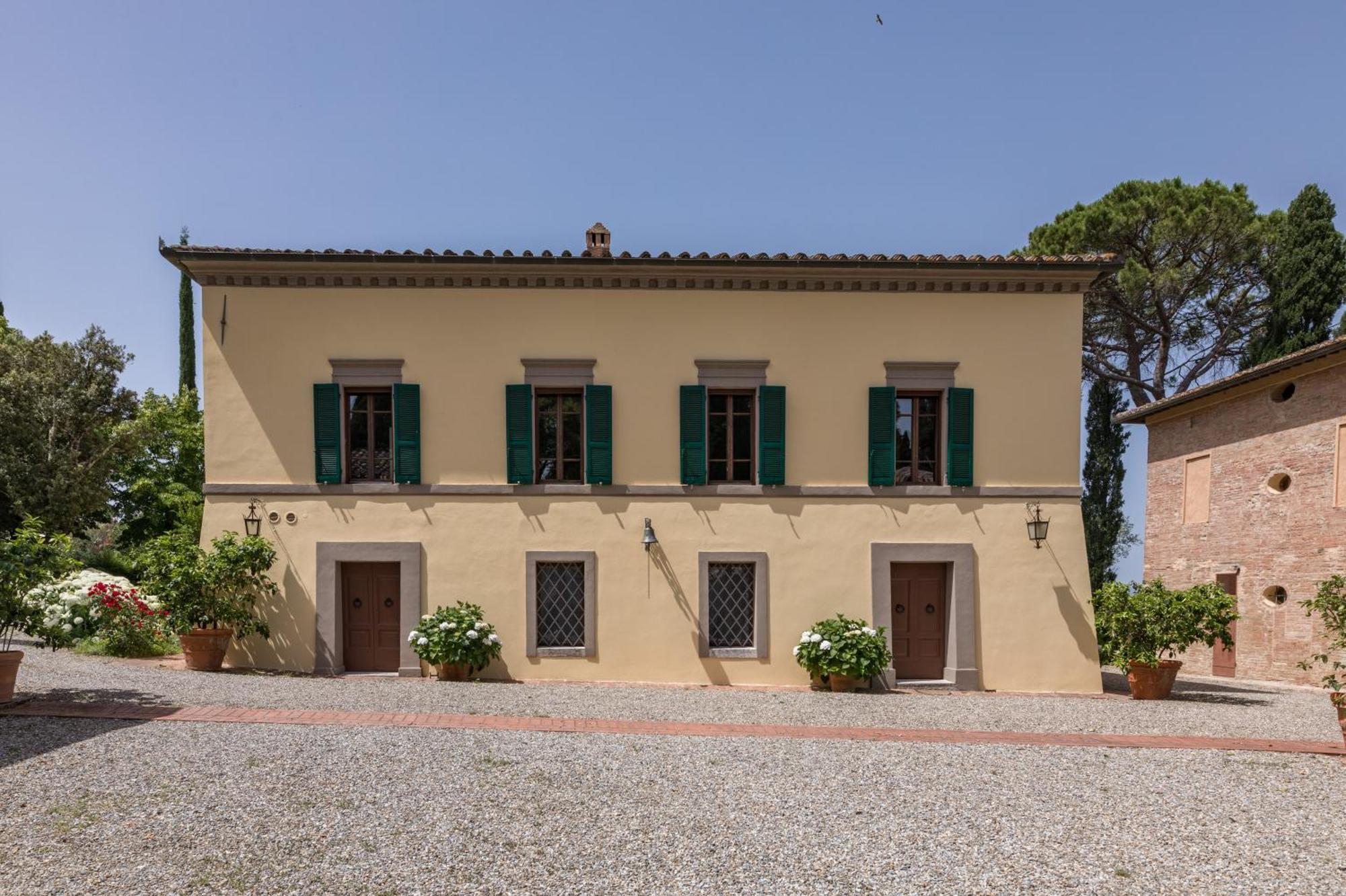 Villa Agriturismo Tenuta La Campana Asciano Dış mekan fotoğraf