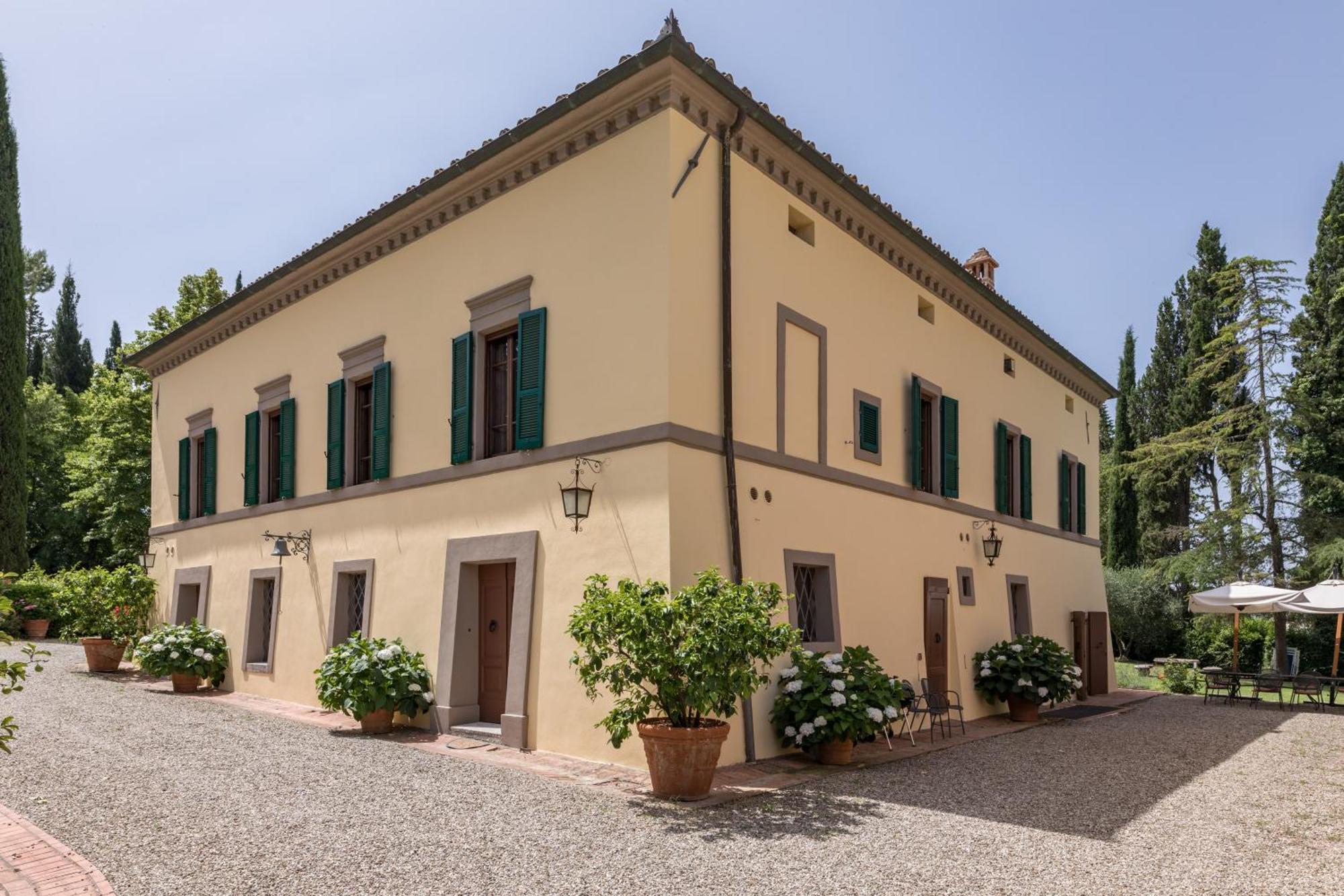 Villa Agriturismo Tenuta La Campana Asciano Dış mekan fotoğraf