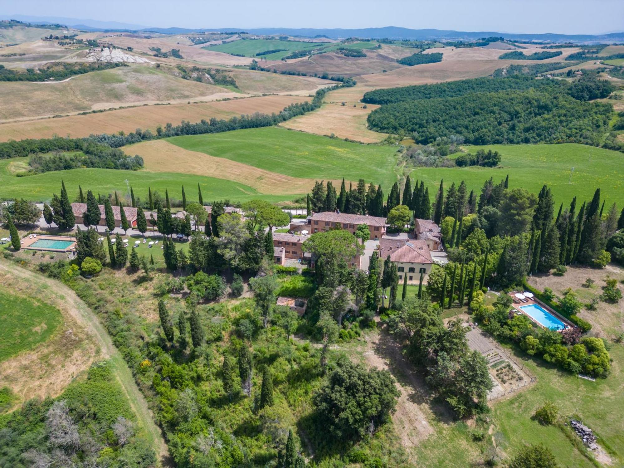 Villa Agriturismo Tenuta La Campana Asciano Dış mekan fotoğraf