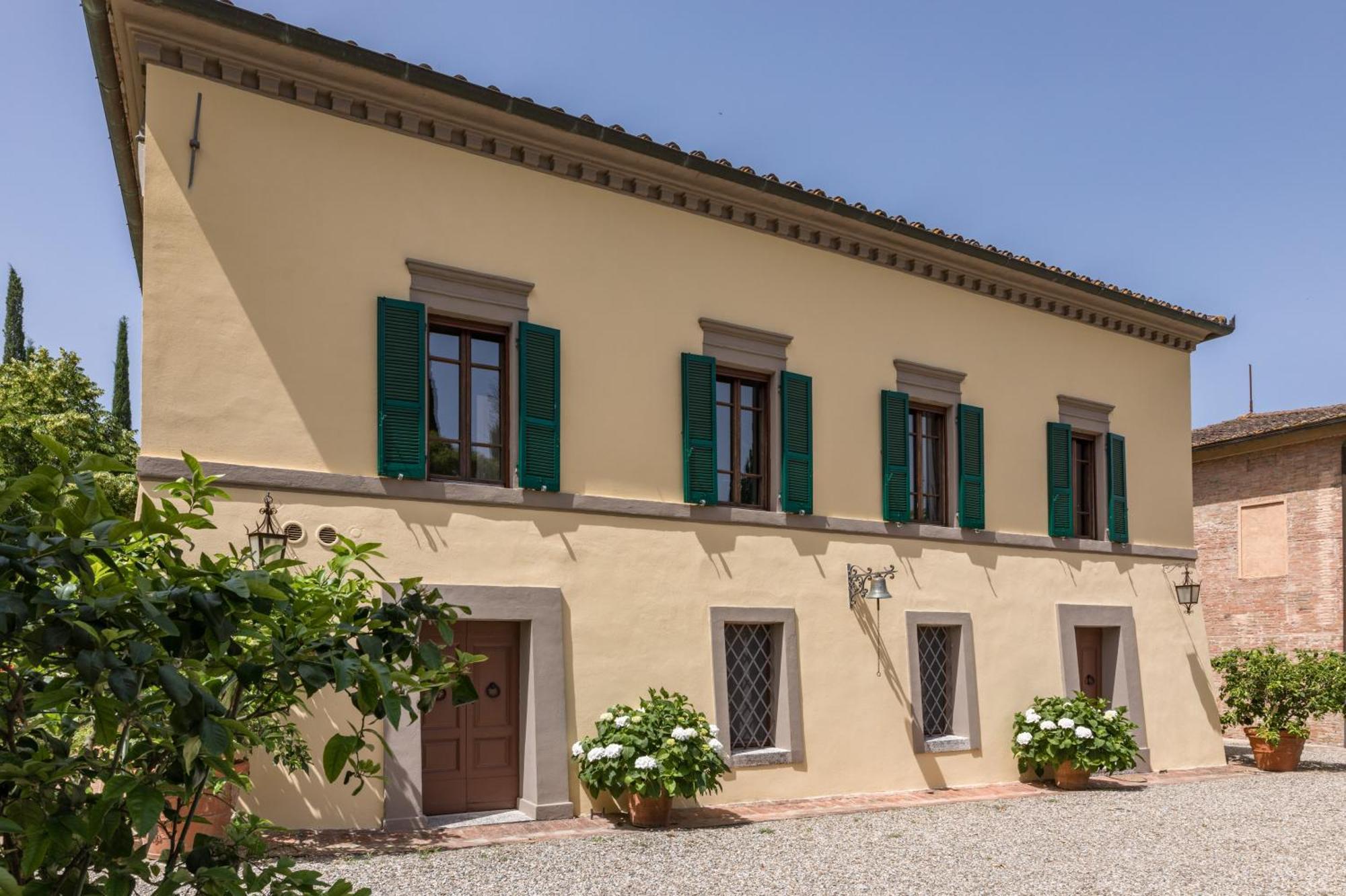 Villa Agriturismo Tenuta La Campana Asciano Dış mekan fotoğraf